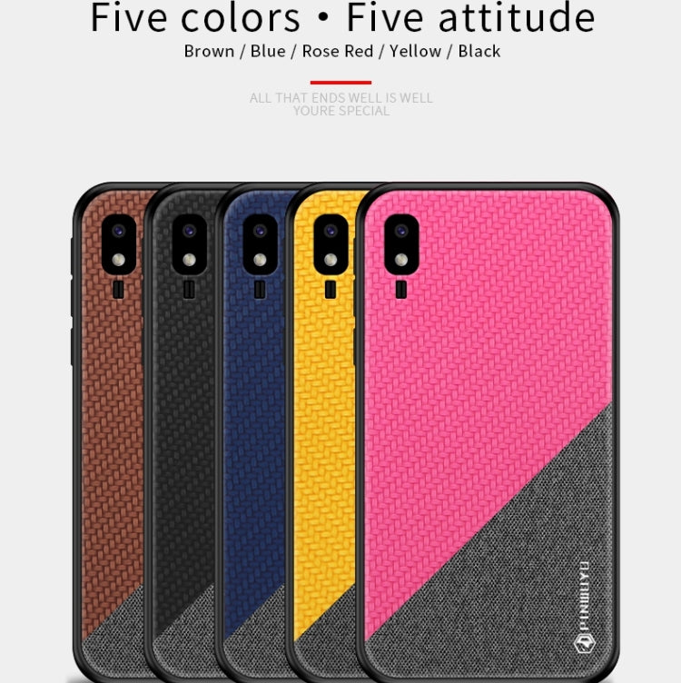 PINWUYO Honors Series Shockproof PC + TPU Protective Case for Galaxy A2 Core(Black) - Galaxy Phone Cases by PINWUYO | Online Shopping UK | buy2fix