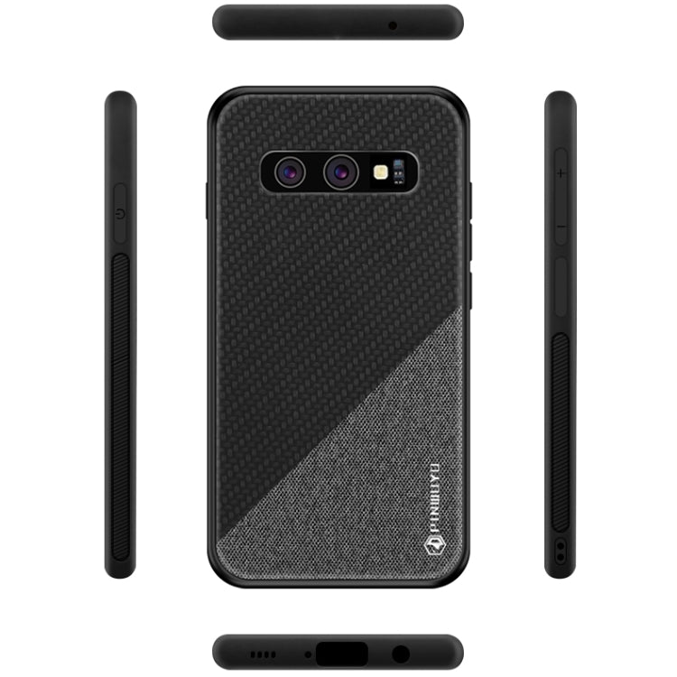 PINWUYO Honors Series Shockproof PC + TPU Protective Case for Galaxy S10(Blue) - Galaxy Phone Cases by PINWUYO | Online Shopping UK | buy2fix