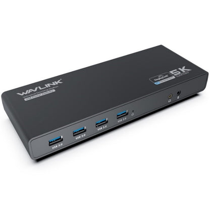 WAVLINK UG69PD6 Dual 4K Laptop Docking Station 5K HD Displaylink 65 / 100W PD Charging, Plug:EU Plug -  by WAVLINK | Online Shopping UK | buy2fix