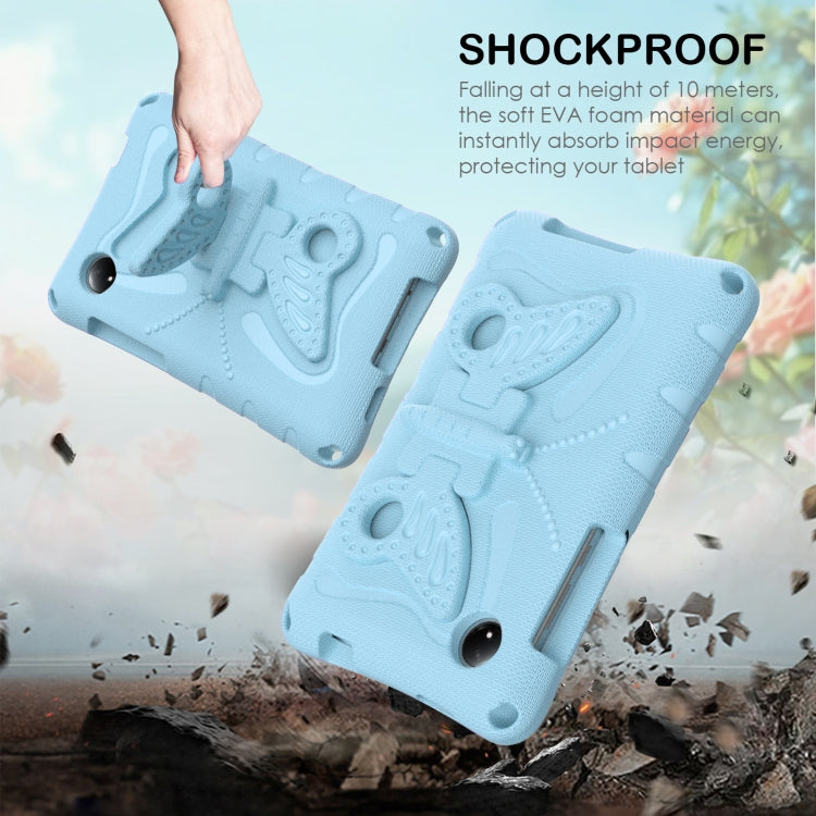 For Xiaomi Redmi Pad SE 8.7 2024 Butterfly Bracket EVA Shockproof Tablet Case(Light Blue) - More Tablet Cases by buy2fix | Online Shopping UK | buy2fix