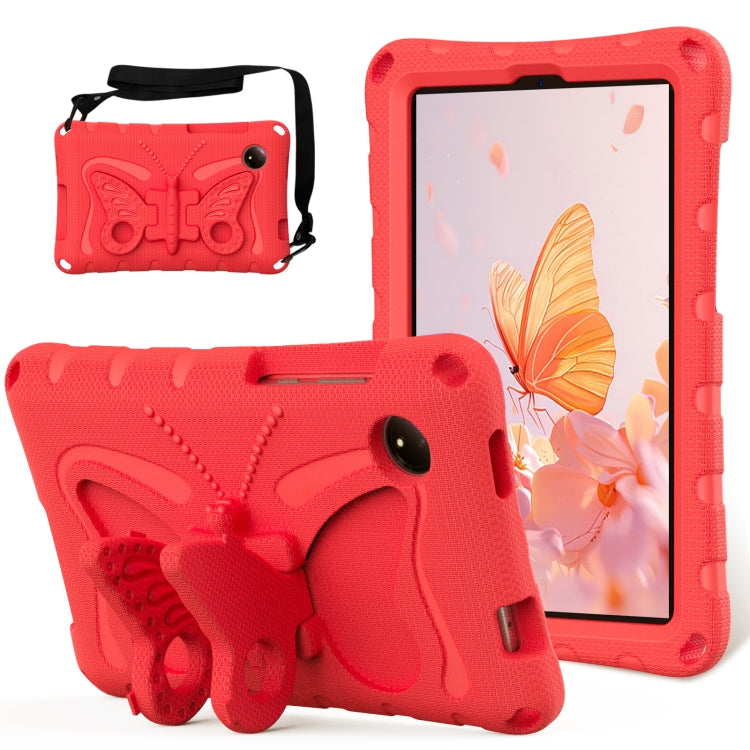 For Xiaomi Redmi Pad SE 8.7 2024 Butterfly Bracket EVA Shockproof Tablet Case(Red) - More Tablet Cases by buy2fix | Online Shopping UK | buy2fix