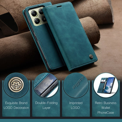 For Xiaomi 14T CaseMe 013 Multifunctional Horizontal Flip Leather Phone Case(Blue) - 14T Cases by CaseMe | Online Shopping UK | buy2fix