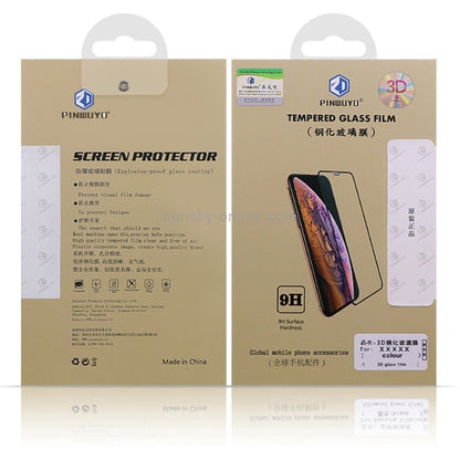 PINWUYO 9H 3D Curved Tempered Glass Film for HUAWEI P30（black） - Huawei Tempered Glass by PINWUYO | Online Shopping UK | buy2fix