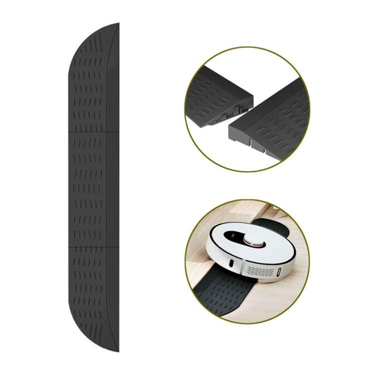 JUNSUNMAY For Ecovacs / iRobot / Mijia / Dreame Sweeping Robot Universal Threshold Bars Ramp Mat(Black) - Other Accessories by JUNSUNMAY | Online Shopping UK | buy2fix