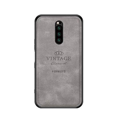 PINWUYO Shockproof Waterproof Full Coverage TPU + PU Cloth+Anti-shock Cotton Protective Case  for Sony Xperia 1 / Xperia XZ4(Gray) - Sony Cases by 1 | Online Shopping UK | buy2fix