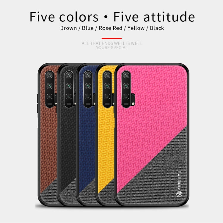 PINWUYO Honors Series Shockproof PC + TPU Protective Case for Huawei Honor 20 Pro(Black) - Honor Cases by PINWUYO | Online Shopping UK | buy2fix