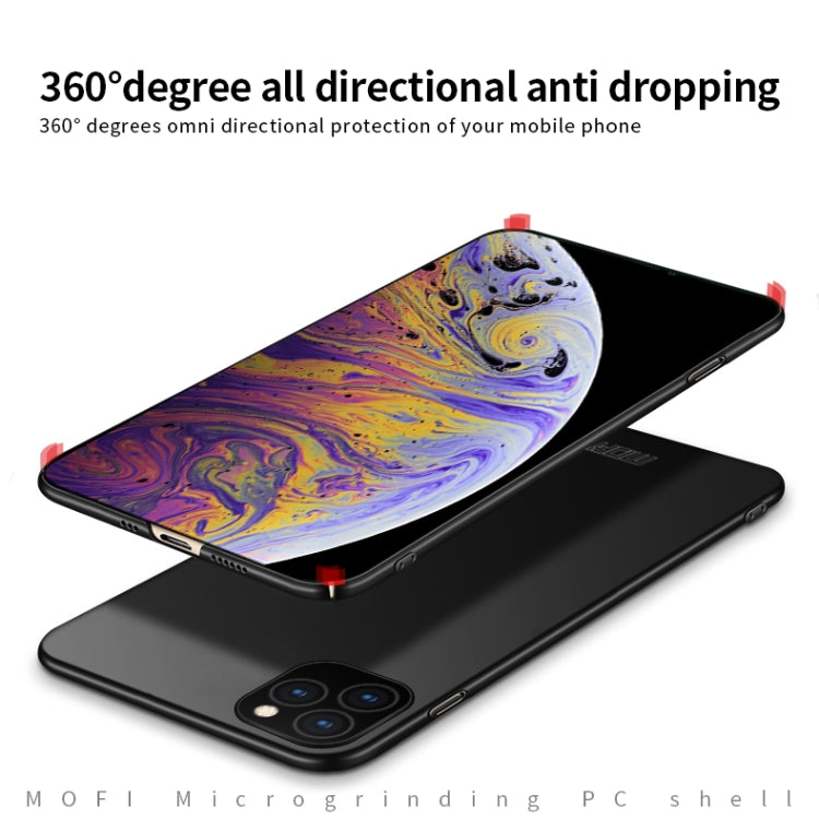 For iPhone 11 Pro MOFI Frosted PC Ultra-thin Hard Case (Black) - iPhone 11 Pro Cases by MOFI | Online Shopping UK | buy2fix