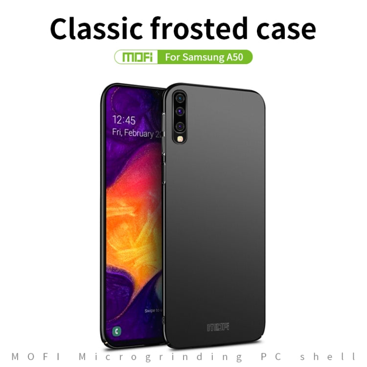 For Galaxy A50 MOFI Frosted PC Ultra-thin Hard Case(Red) - Galaxy Phone Cases by MOFI | Online Shopping UK | buy2fix