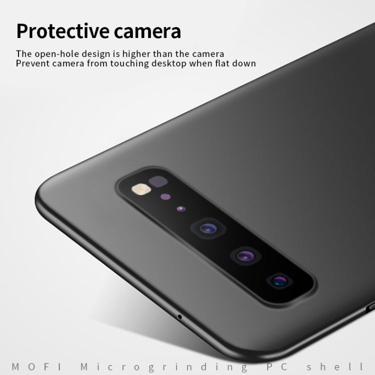 For Galaxy S10 5G MOFI Frosted PC Ultra-thin Hard Case(Black) - Galaxy Phone Cases by MOFI | Online Shopping UK | buy2fix