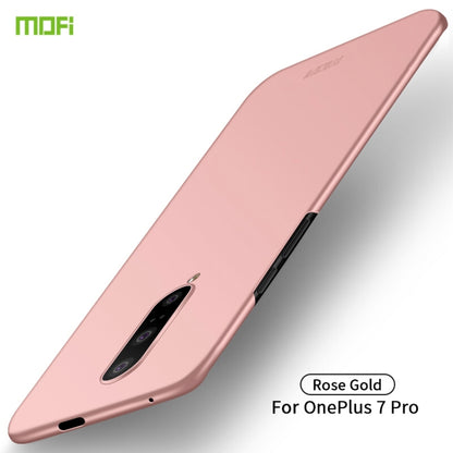 For Oneplus7 Pro MOFI Frosted PC Ultra-thin Hard Case(Rose gold) - OnePlus Cases by MOFI | Online Shopping UK | buy2fix