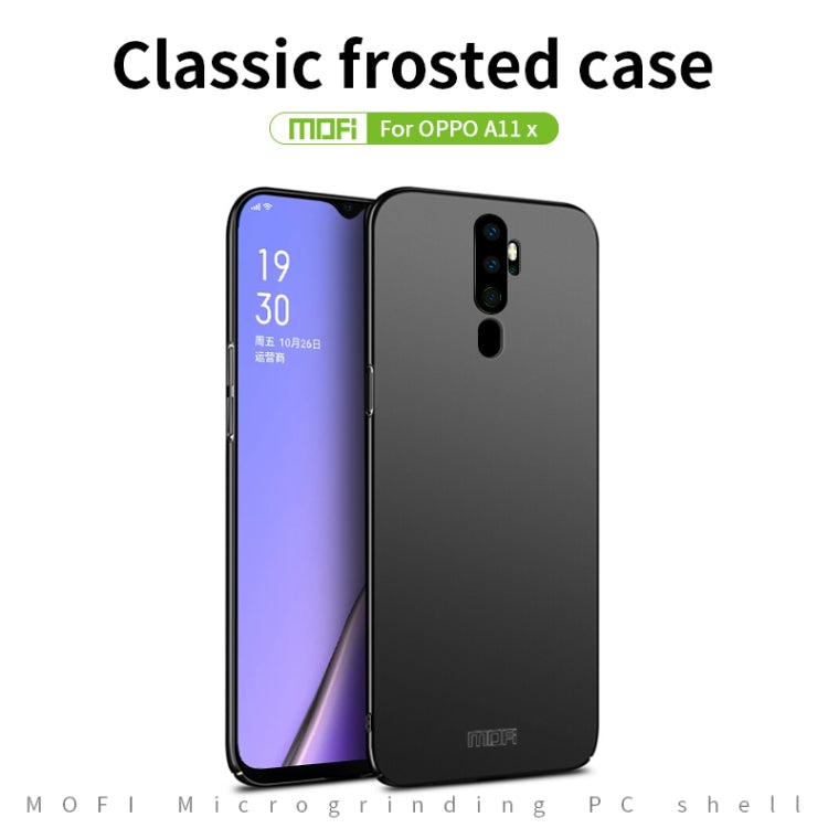 For  OPPO A11x MOFI Frosted PC Ultra-thin Hard Case(Blue) - OPPO Cases by MOFI | Online Shopping UK | buy2fix