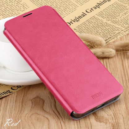 For Xiaomi  Mi 9 Pro MOFI Rui Series Classical Leather Flip Leather Case With Bracket Embedded Steel Plate All-inclusive(Red) - Xiaomi Cases by MOFI | Online Shopping UK | buy2fix