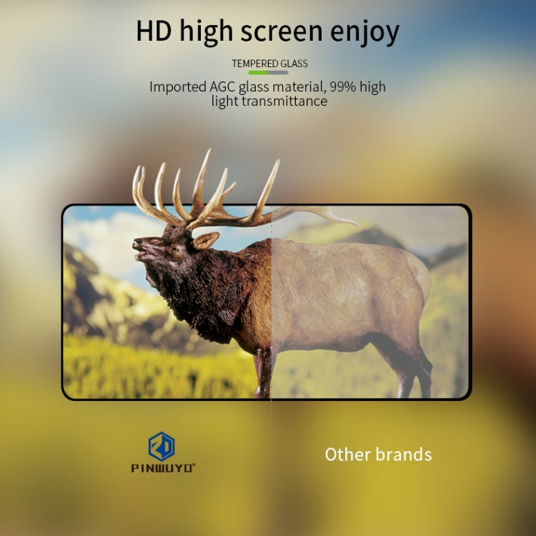For Huawei Honor 30S 5G PINWUYO 9H 2.5D Full Screen Tempered Glass Film(Black) - Honor Tempered Glass by PINWUYO | Online Shopping UK | buy2fix