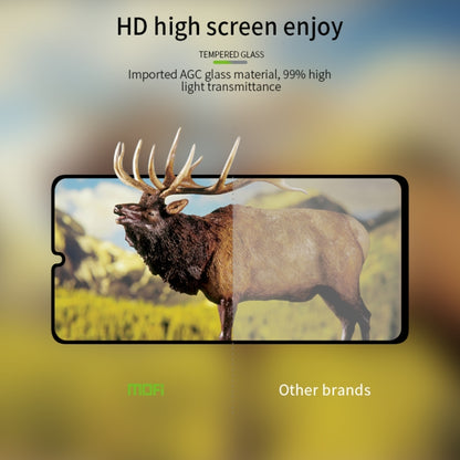 For Galaxy A41 MOFI 9H 2.5D Full Screen Tempered Glass Film(Black) - Galaxy Tempered Glass by MOFI | Online Shopping UK | buy2fix