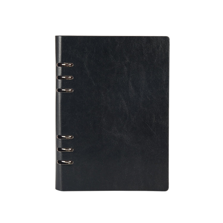 Business Notepad Loose Leaf Replaceable Inner Notebook Thickened Diary Book, Color:A5 Black - Notebooks by buy2fix | Online Shopping UK | buy2fix