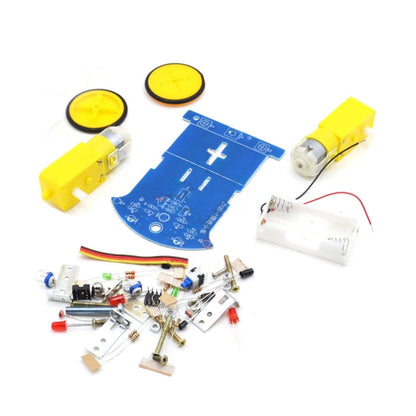 D2-1 DIY Electric Tracking Car Photosensitive Robot Parts - Math Toys by buy2fix | Online Shopping UK | buy2fix