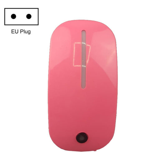 A66 Mouse Type LED Intelligent Light Control Night Light, Plug:EU Plug(Pink) - Sensor LED Lights by buy2fix | Online Shopping UK | buy2fix