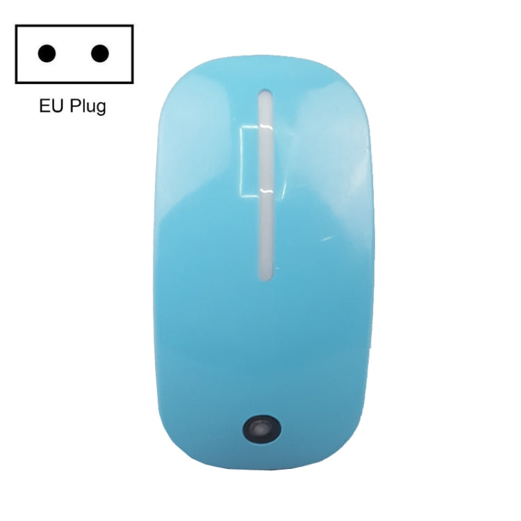 A66 Mouse Type LED Intelligent Light Control Night Light, Plug:EU Plug(Blue) - Sensor LED Lights by buy2fix | Online Shopping UK | buy2fix