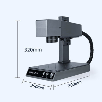 DAJA M1 Pro 2W Metal Nameplate High Precision Characters Laser Carving Machine, Style:M1pro+RT5 Swivel+RF1 Ring Fixture(US Plug) - DIY Engraving Machines by DAJA | Online Shopping UK | buy2fix