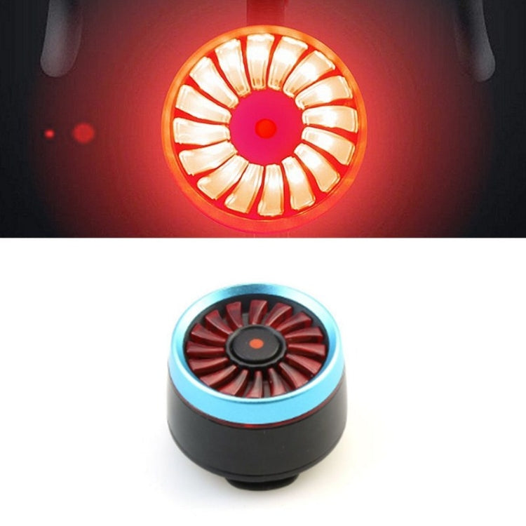 Bicycle Smart Sensor Brake Light USB Tail Light Warning Light(Blue) - Taillights by buy2fix | Online Shopping UK | buy2fix