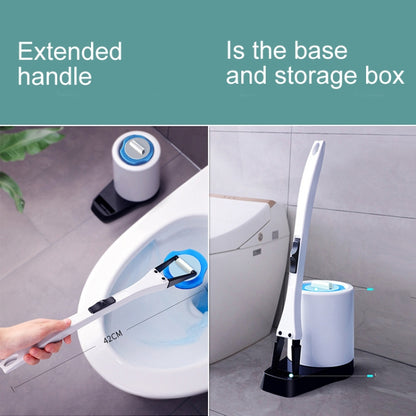Disposable Toilet Brush Set Simple Disposable Cleaning Brush Household With Cleaning Liquid Toilet Brush With 20 Cleaning Heads - Cleaning Tools by buy2fix | Online Shopping UK | buy2fix