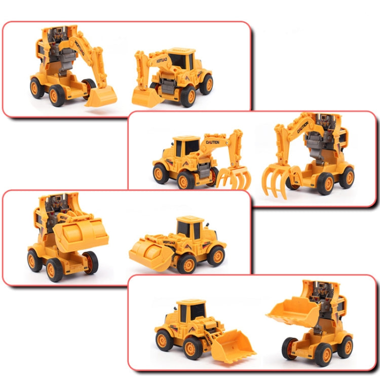 Children Educational Inertial Collision Deformation Engineering Vehicle Toy Model(Bulldozer) - Model Toys by buy2fix | Online Shopping UK | buy2fix