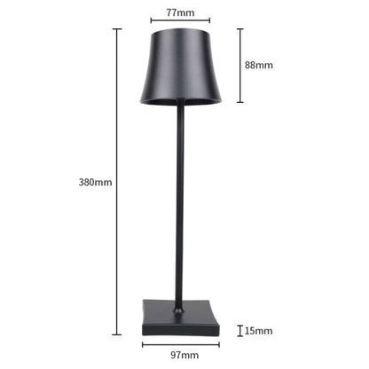 BC963B LED Student Eye Protection Table Lamp Bar Atmosphere Lamp Baby Feeding Bedside Lamp(Black) - Bedside Light by buy2fix | Online Shopping UK | buy2fix