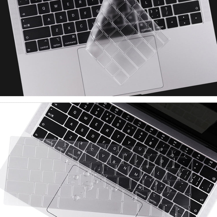 JRC 0.13mm Transparent TPU Laptop Keyboard Protective Film For MacBook Air 13.3 inch A1369 & A1466 - Keyboard Protector by JRC | Online Shopping UK | buy2fix