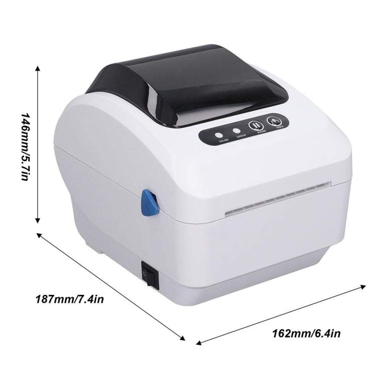 Xprinter XP-320B 80mm Thermal Barcode Supermarket Cashier Label Printer, Spec: USB(US Plug) - Printer by Xprinter | Online Shopping UK | buy2fix