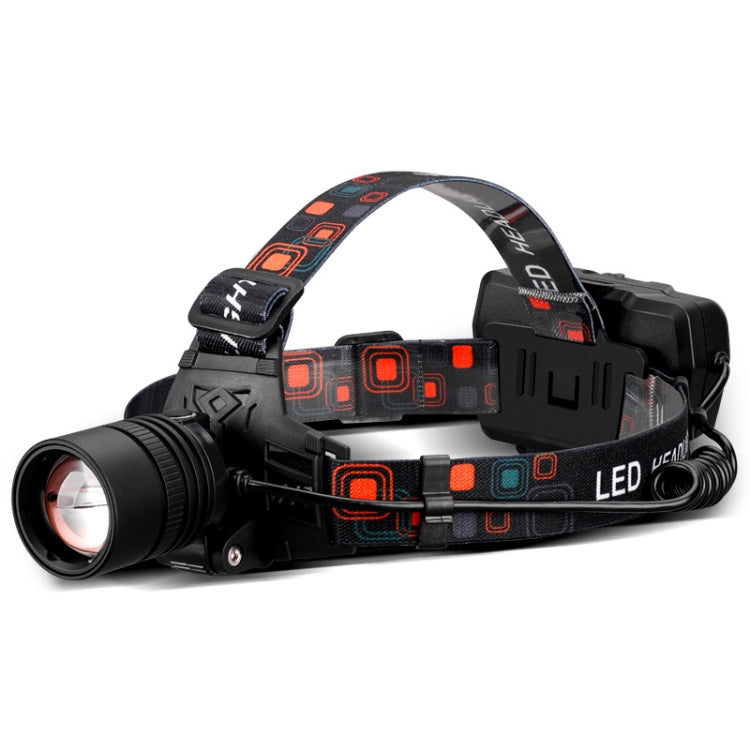 T40 P50 Lamp Beads Headlight USB Rechargeable Zoom Outdoor Strong Headlight,Specification: Without Battery - Headlamp by buy2fix | Online Shopping UK | buy2fix