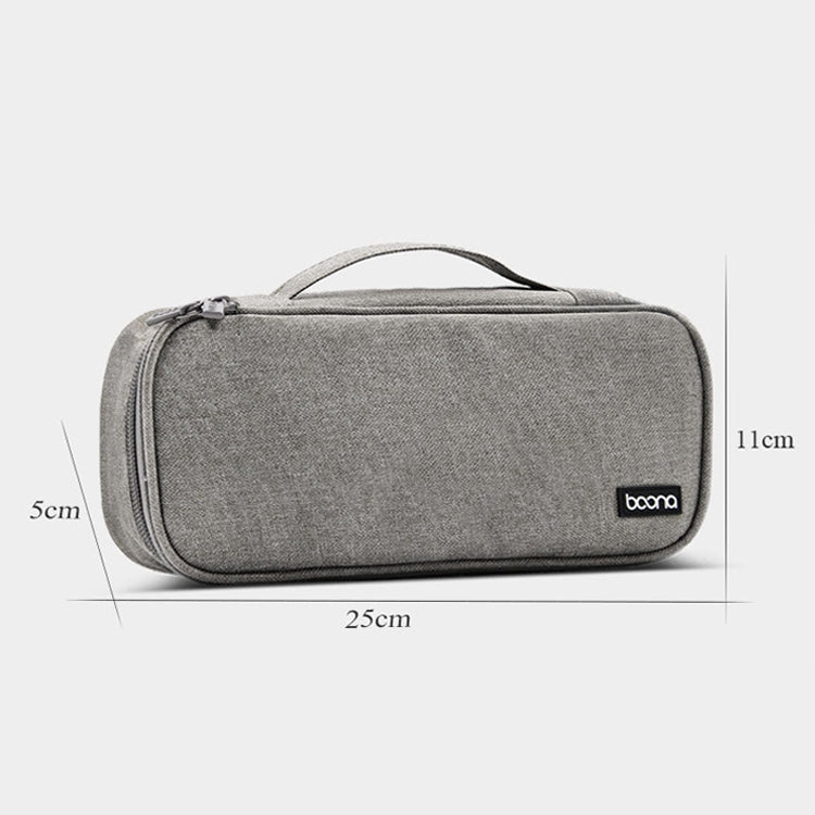 Baona BN-B002 Laptop Power Cable Digital Storage Bag Charger Accessories Storage Bag(Gray) - Digital Storage Bag by buy2fix | Online Shopping UK | buy2fix