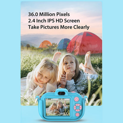 DC502 2.4-Inch 16X Zoom 2.7K Video Recording Children Digital Camera, Color: Pink No Card(AU Plug) - Children Cameras by buy2fix | Online Shopping UK | buy2fix