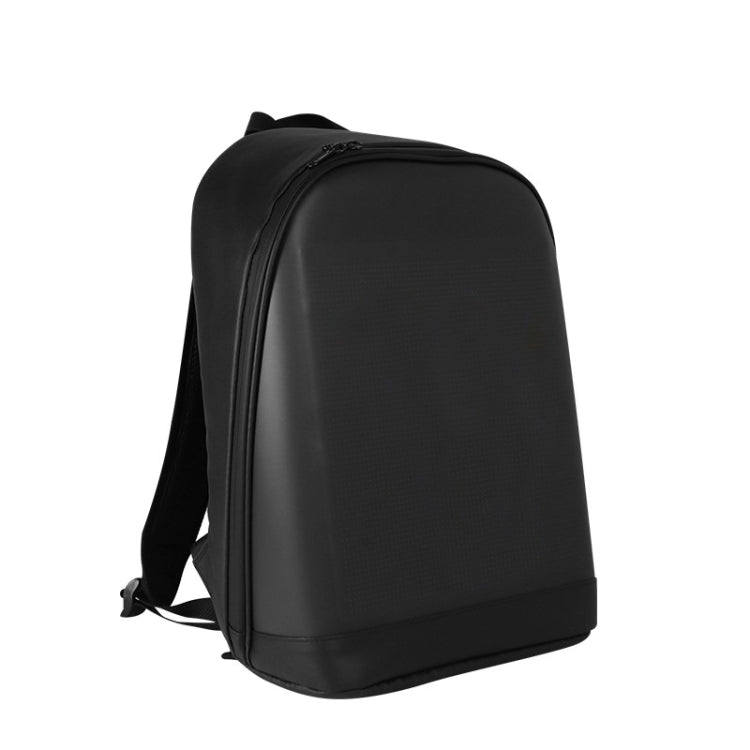 LED Display Backpack Smart Advertising Screen Waterproof PU Backpack, Size: 17 inch(Black) - Backpacks by buy2fix | Online Shopping UK | buy2fix