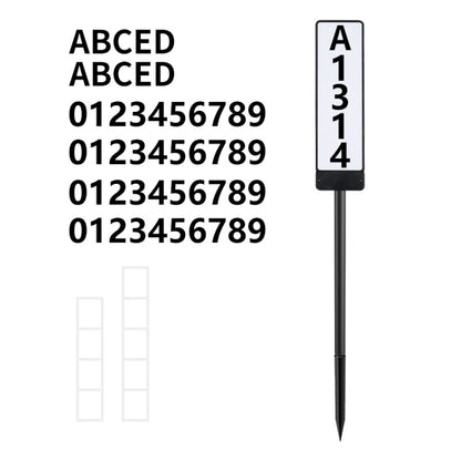 TS-G6704 Solar Dual-Color Temperature Ground Plug House Number Lawn Light - Solar Lights by buy2fix | Online Shopping UK | buy2fix