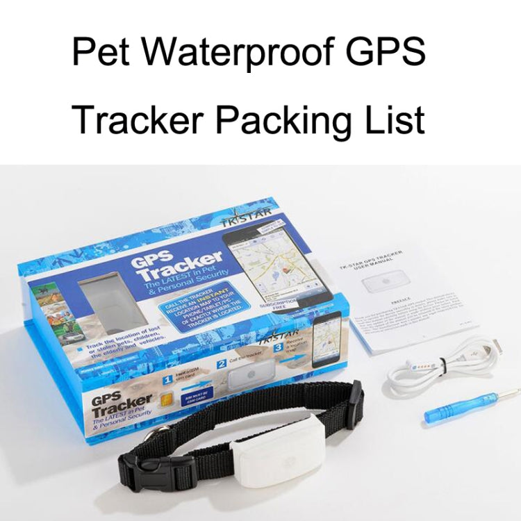 TK911 Pet Waterproof GPS Tracker - Pet Tracker by buy2fix | Online Shopping UK | buy2fix