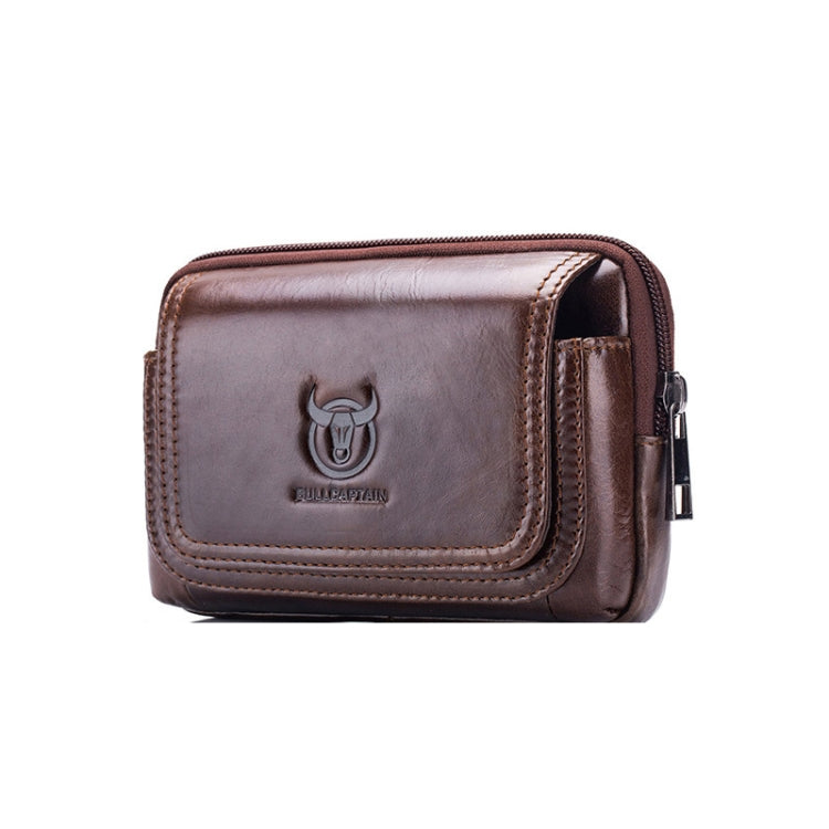 BULL CAPTAIN  Leather Multifunctional Waist Bag For Men(Brown-09) - Wallets by BULL CAPTAIN | Online Shopping UK | buy2fix