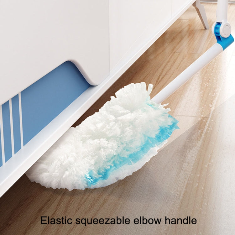 Disposable Household Vacuum Retractable Feather Duster, Style: Long Handle+2 Clothes - Sponges, Cloths & Brushes by buy2fix | Online Shopping UK | buy2fix