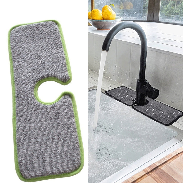 Basin Drain Pad Absorbent Dry Cleaning Pad Fiber Towel Water Mat Color Random Delivery, Size: 38x13.5cm - Bath Mats by buy2fix | Online Shopping UK | buy2fix