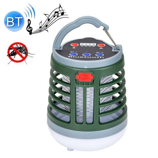 Bluetooth Audio USB Charging Lighting Mosquito Trap(W881 Green) - Repellents by null | Online Shopping UK | buy2fix