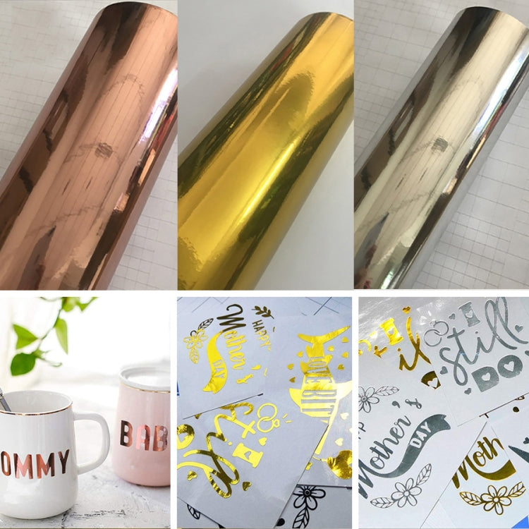 30cm x 150cm Glossy Metal Self Adhesive Vinyl Film DIY Cup Sticker Car Sticker, Color: Silver - Decorative Sticker by buy2fix | Online Shopping UK | buy2fix