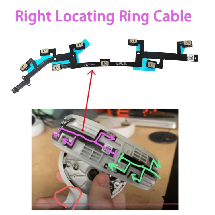 For Meta Quest 2 Locating Ring Flex Cable Right Without Light -  by buy2fix | Online Shopping UK | buy2fix