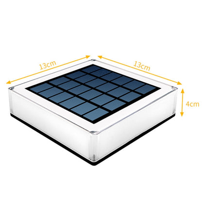 TS-S5306 Outdoor Solar Column Head Lamp IP68 Waterproof Lawn Yard Light, Style: Three Color Switch - Solar Lights by buy2fix | Online Shopping UK | buy2fix