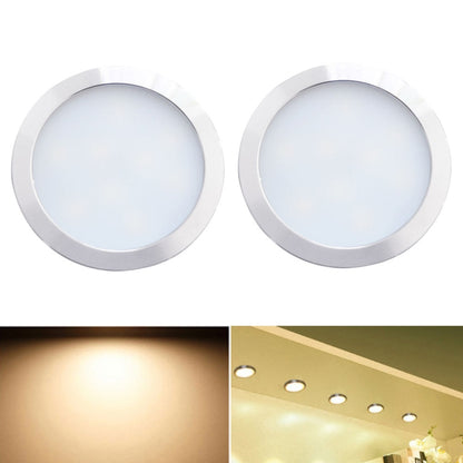 2 PCS 2W DC12V 18LED Cabinet Lights Showcase Lights,Spec: 2510 Terminal -Bottom  Outlet(Warm Light 3000K) - Novelty Lighting by buy2fix | Online Shopping UK | buy2fix