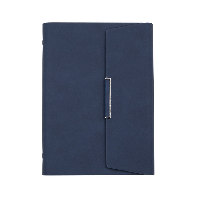 6 Hole Three Fold Loose-leaf Case A5 Business Notebook Office Stationery Notepad(Blue) - Notebooks by buy2fix | Online Shopping UK | buy2fix