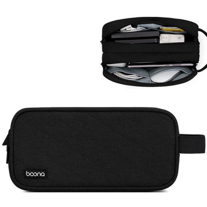 Baona BN-B001 Laptop Power Cord Mouse Headset Organizer(Black) - Digital Storage Bag by Baona | Online Shopping UK | buy2fix