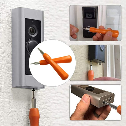 2 In 1  For RIng Doorbell Screwdriver Replacement For Ring Doorbell Battery Change(Orange) - Screwdriver Tools by buy2fix | Online Shopping UK | buy2fix