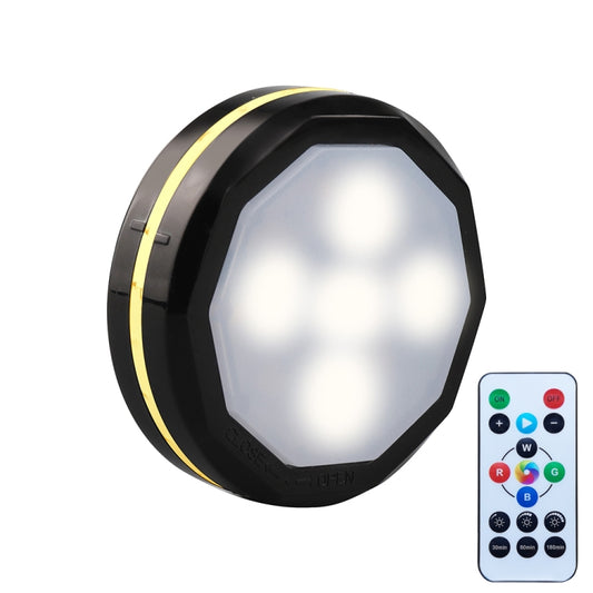 TL004-RGB USB Charging RGB Light Effect Ambient Light with Remote Control(Black Gold Edge) - Night Lights by buy2fix | Online Shopping UK | buy2fix