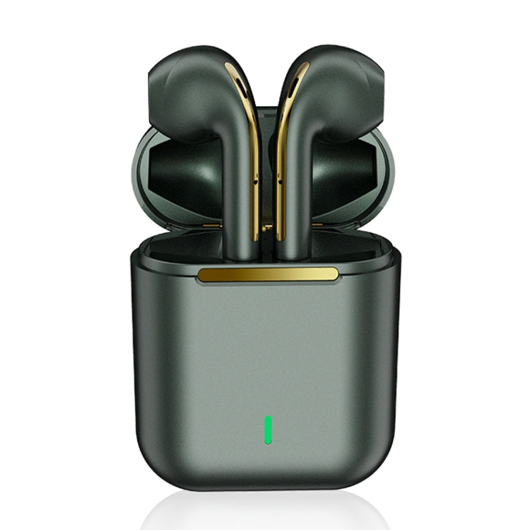 KUULAA KL-O153 Bluetooth Earphones 5.0 Wireless In Ear TWS Touch Earphones(Dark Green) - TWS Earphone by KUULAA | Online Shopping UK | buy2fix