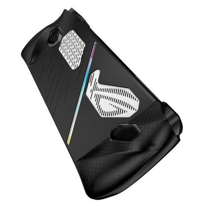 For ASUS ROG Ally Game Console Silicone Protective Cover Spray Oil Case(Black) - Accessories by buy2fix | Online Shopping UK | buy2fix