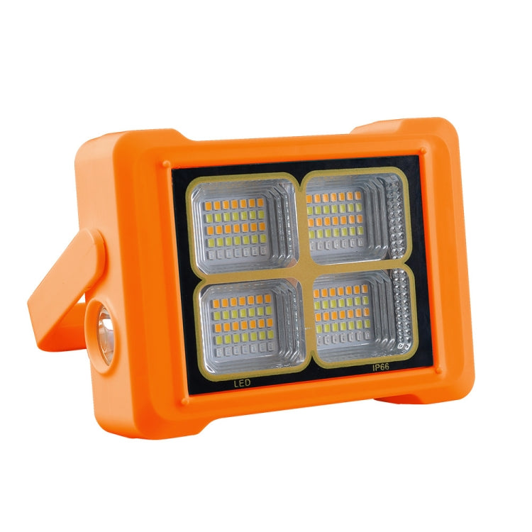 Solar Flood Light Portable Flashlight Emergency Work Light(Orange) - Floodlights by buy2fix | Online Shopping UK | buy2fix